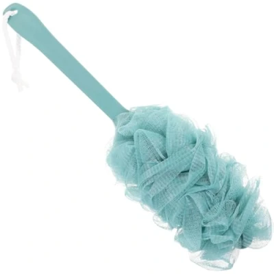 Image of Rosenice bath scrubber brush, long handle shower sponges, back for men and women, turquoise