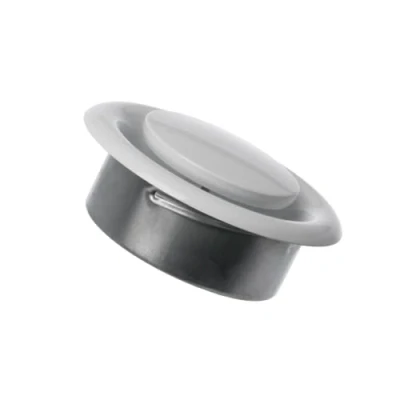 Image of Ø 125mm / 5&#039;&#039; Adjustable Diffuser Air Exhaust Valve Ventilation Ducting Cover Metal White