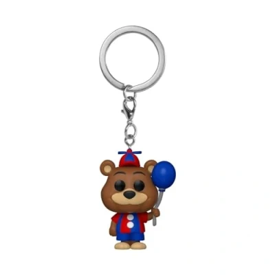 Image of Funko Pop! Keychain: Five Nights At Freddy&#039;s (FNAF) SB Balloon Freddy Fazbear Novelty Keyring Collectable Mini Figure Stocking Filler