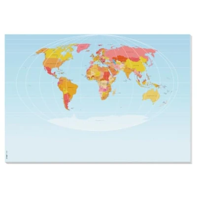 Image of SIGEL HO560 Paper Desk Pad, A2 (59.5 x 41 cm) design beach, 80gsm, 30 sheets