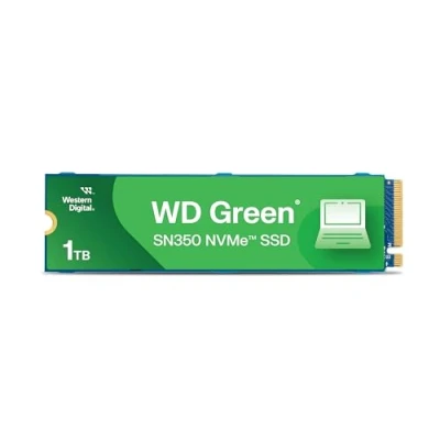 Image of WD Green SN350 1TB NVMe Internal SSD Solid State Drive Gen3 PCIe, QLC, M.2 2280, Up to 3,200 MB/s