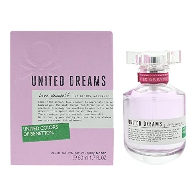 Image of Benetton United Dreams Love Yourself Eau De Toilette, 50 ml