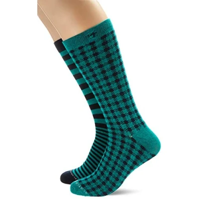 Image of Scotch &amp; Soda Men&#039;s Classic Socks with Easy Patterns Calf, Multicolour (Combo A 0217), 9/11/2018 (Size: 43/46)