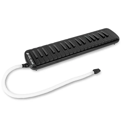 Image of Melodica Instrument, 37 Keys Ergonomic Design Blowpipe Melodica, Quality Wind Keyboard Musical Instrument with 1 Soft Long Tube Carrying Bag F37s for Beginners Lovers