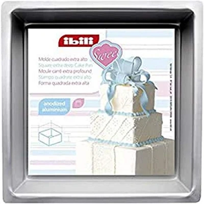 Image of IBILI Extra Tall Straight Square Mold 20X20X10