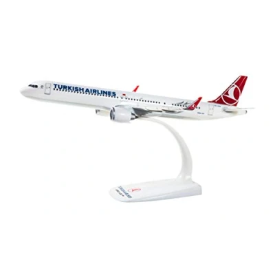 Image of Herpa 612210 Turkish Airlines Airbus A321neo Wings Collectable Other License Model aeroplane, multicoloured