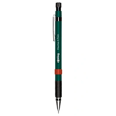 Image of rOtring Visumax Mechanical Pencil 0.7 mm 2B Lead Dark Green Barrel 1 Count