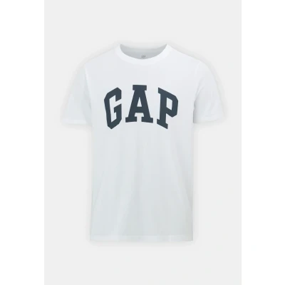 Image of GAP Everyday SOFT LOGO Print Tshirt, Men&#039;s, Size: XS, White global