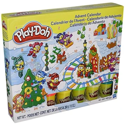 Image of Play Doh B21999 Modeling Compound Toy Xmas Advent Calendar Includes 5 Colour Tubs