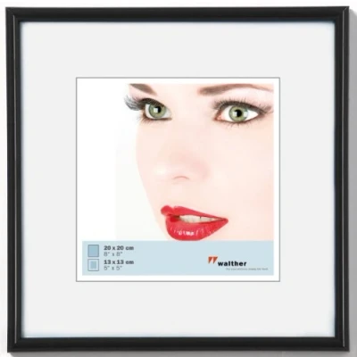 Image of walther Design Picture Frame Black 20 x cm Galeria Plastic KB220H