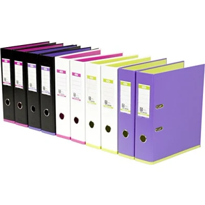 Image of Elba A4+ MyColour Lever Arch File, 80 mm Spine, Assorted colours (Pack of 10)