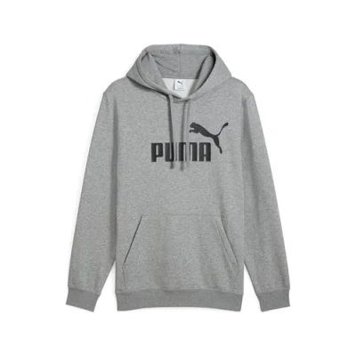 Image of Puma LOGO Sweatshirt, Men&#039;s, Size: Small, Medium gray heather