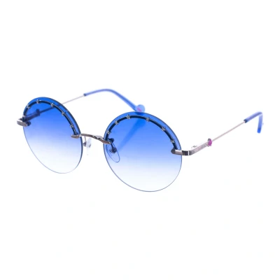 Image of Liu Jo Womens Metal sunglasses with circular shape LJ3100S women Silver material_metal1 One Size
