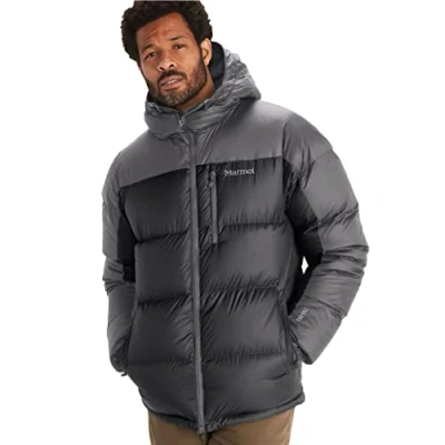 Image of Marmot Guides Mens Down Jacket grey Slate Grey/Cinder Size:S