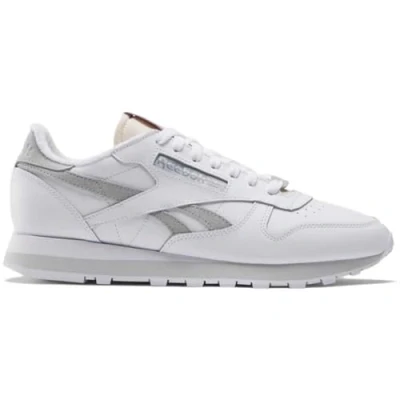 Image of Reebok Unisex Classic Leather Sneaker, Ftwwht Pugry3 Pugry2, 6.5 UK