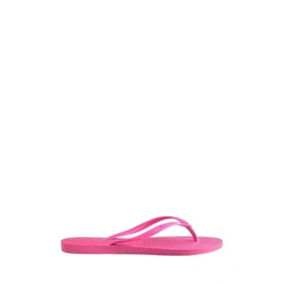 Image of Havaianas Slim, Girls’ Flip Flops, Pink (Hollywood Rose 0064), 10.5 UK (29/30 EU)
