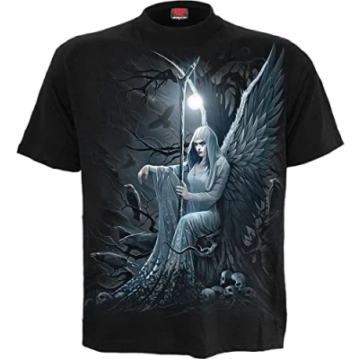 Image of Spiral Ethereal Angel T Shirt Black S