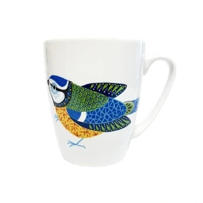 Image of Churchill Queen&#039;s Paradise Birds Blue Tit Oak Mug