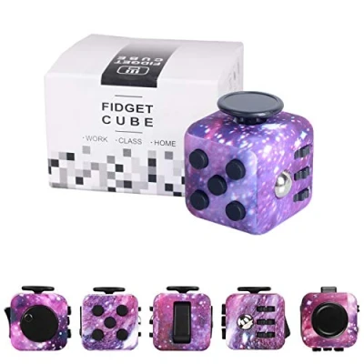Image of Yetech Galaxy Fidget Toy Cube Dice Sensory Toys Stress Relieve Anti anxiety for Children and Adults