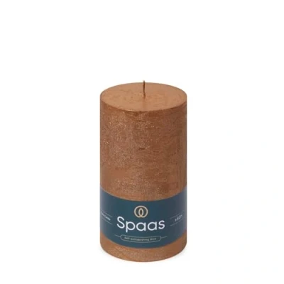 Image of Spaas Metallic Pillar Candle 70/130 mm, Bronze