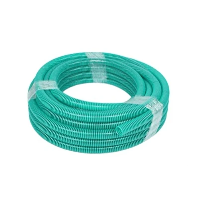 Image of Wacredo 25 m Roll Premium Suction Hose 1 1/4 Inch (32 mm) Green Spiral Pump Pond Garden