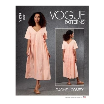 Image of Vogue Patterns V1799ZZ Misses Dress ZZ (L XL XXL)
