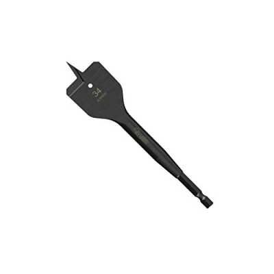 Image of 1 x SabreCut SCRIW34_1 34mm 152mm Impact Rated Flat Wood Spade Bit Compatible with Bosch Dewalt Makita Milwaukee and Many Others