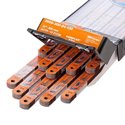 Image of Bahco 3906 300 24 100 Hacksaw Blades 12 X