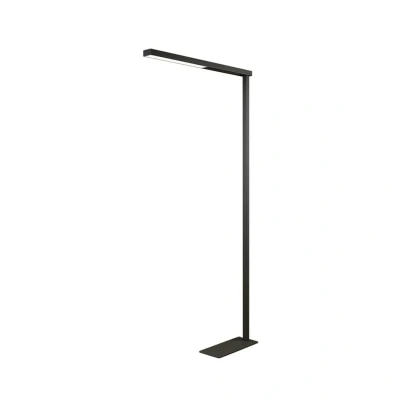 Image of Arcchio LED office floor lamp Tamilo, black, metal, 194cm