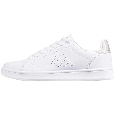 Image of Kappa Unisex Limit Sneaker, White/Multi, 3 UK