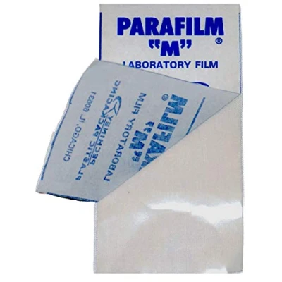 Image of 15 pieces Parafilm sealing tape, extra wide, 10 x 5cm for sealing, masking insulating, various bottles or containers (15 pieces).