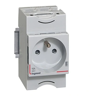 Image of Legrand 004280 Modular Power Socket, 2.5 Modules, 10A to 16A, 250V, Grey