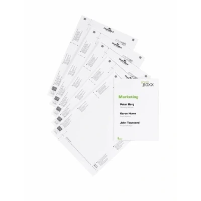 Image of Durable 485302 Insertable label for Door Signs Info Sign, 149 x 210.5 mm, Bag of 10, White