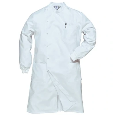 Image of Portwest C865 Stain Resistant Howie Lab Coat Texpel Finish White, Medium