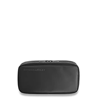 Image of Briggs &amp; Riley Large Organised Hanging Toiletry Kit, Black, Shave Kit