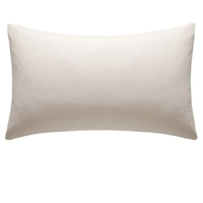 Image of Catherine Lansfield Easy Iron Percale Standard Pillowcase Pair Cream