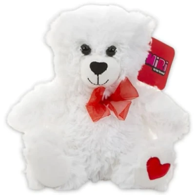 Image of Quickdraw Teddy Bear Gift 20cm Soft Plush Toy Cute Fluffy Present For Girlfriend Boyfriend (White)