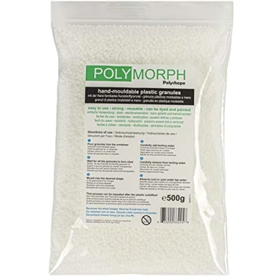 Image of 500g Polyshape Polymorph Hand mouldable Plastic Bag