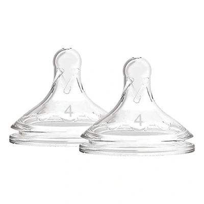 Image of Dr. Brown&#039;s Options +, Wide Mouth Silicone Nipple Level 4, 9 Months
