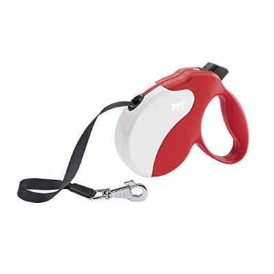 Image of Ferplast Retractable Dog Lead Extendible Leash AMIGO TAPE m, Extending tape, 5 max 25 kg, Red