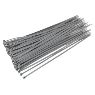 Image of Sealey Cable Tie 300 x 4.4mm Silver Pack of 100