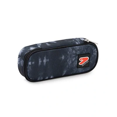 Image of Seven Pencil case TYE AND DYE BOY Pen Bag, Box for Stationery, Pouch, Perfect School Supplies, Teen, Girls&amp;Boys, Italian Design, black/gray