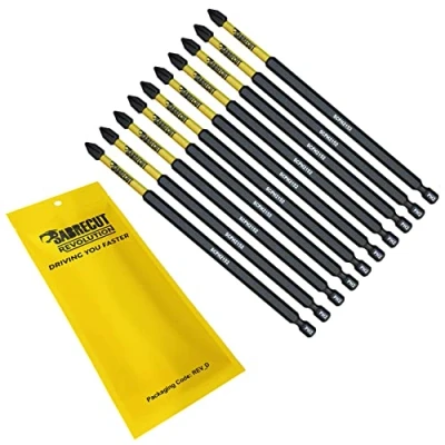 Image of 10 x SabreCut SCPH2152_10 152mm PH2 Magnetic Impact Screwdriver Driver Bits Set Phillips Heavy Duty