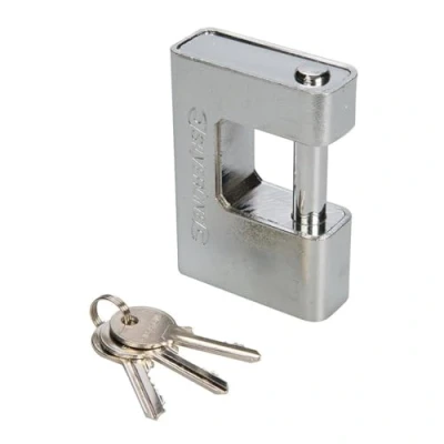 Image of Silverline Close Armoured Shutter Lock Padlock 90mm