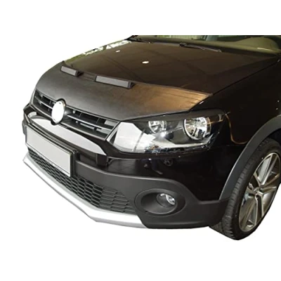Image of AB 00216 BONNET BRA compatible with VW Volkswagen Polo 5 6R 6C STONEGUARD PROTECTOR TUNING