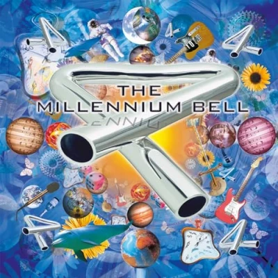 Image of Mike Oldfield The Millennium Bell Translucent Blue vinyl 180 Gram 2024 UK LP MOVLP1695