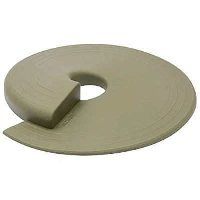 Image of WAGNER Door Wedge/Doorstop Ø 110 x 13 mm, Green Design Wedge Made of an Innovative elastomer, to be Pushed Underneath Doors or clamped, with Incline for Different uses 15697801