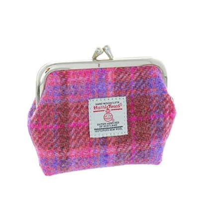 Image of Glen Appin Small Clasp Purse Eigg (Colour 103 Pink Check)
