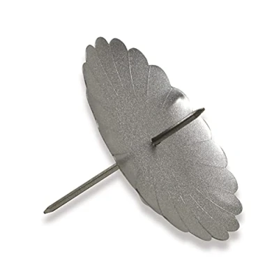 Image of riffelmacher &amp; weinberger christbaumschmuck fabrik gmbh&amp;co.kg 10766 ADV Candle Holder Flower Metal Diameter 75 mm Pack of 4 Silver 7.5 cm