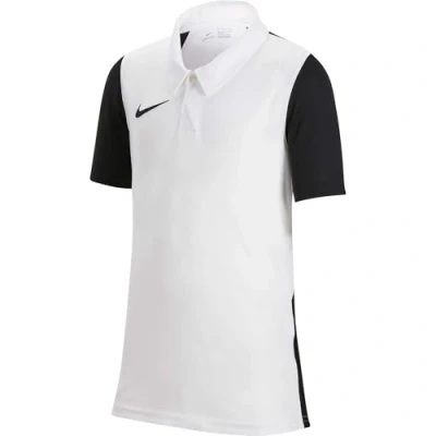 Image of Nike Kids&#039; Trophy IV SS Jersey, White/Black/Black, Small